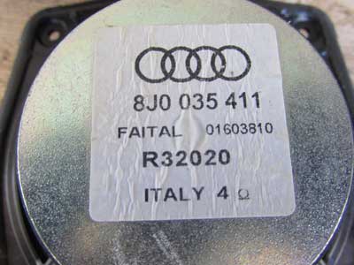 Audi TT Mk2 8J OEM Speaker Set 5 Speakers 8J0035411 2008 2009 2010 2011 2012 2013 2014 20157